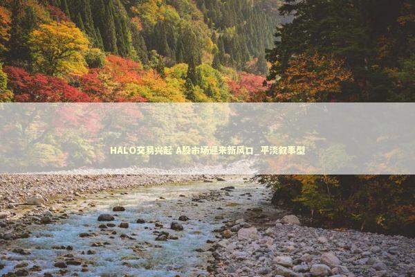 HALO交易兴起 A股市场迎来新风口_平淡叙事型