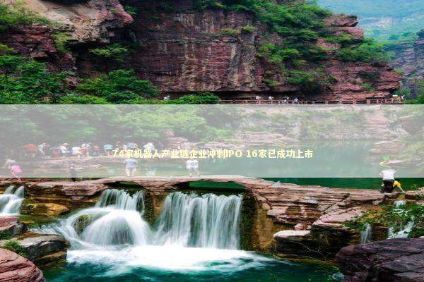 74家机器人产业链企业冲刺IPO 16家已成功上市 新闻