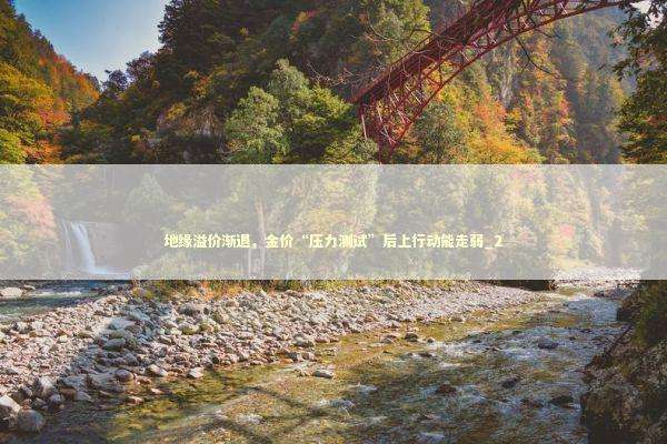 地缘溢价渐退，金价“压力测试”后上行动能走弱_2