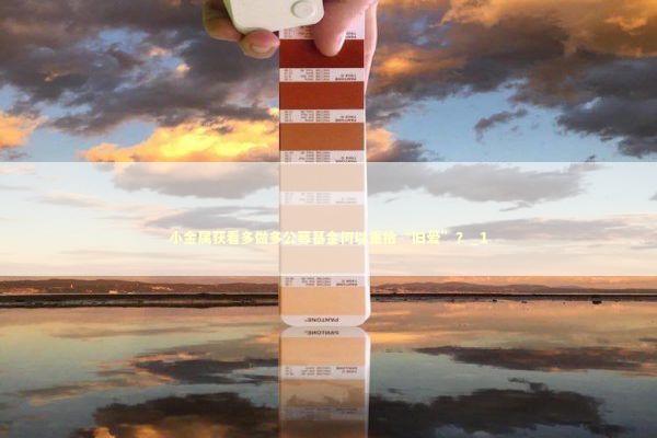 小金属获看多做多公募基金何以重拾“旧爱”？_1